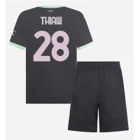 AC Milan Malick Thiaw #28 Tredje Tröja Barn 2024-25 Kortärmad (+ Korta byxor)